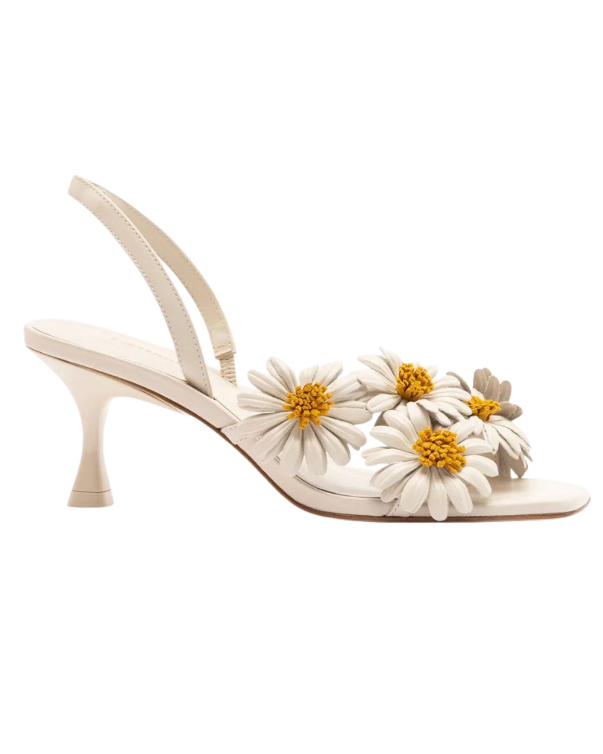 Fiore Sandal Ivory Leather