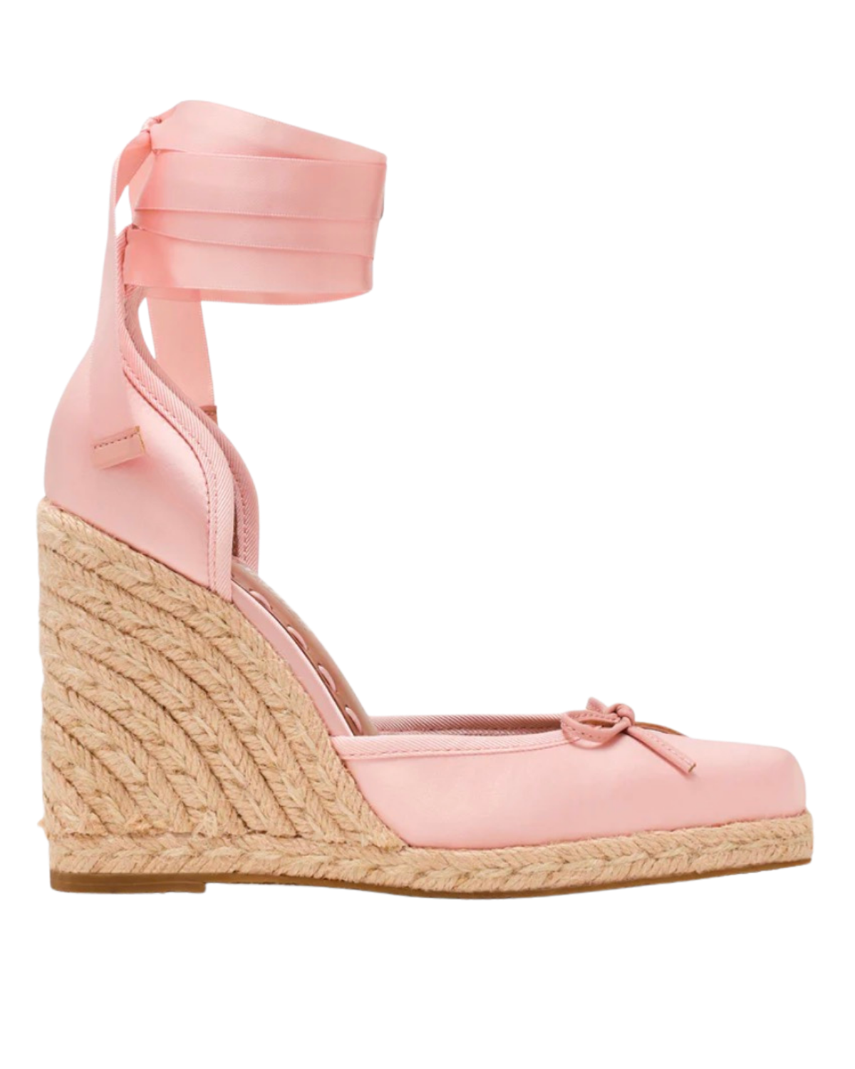 varina blush satin heels