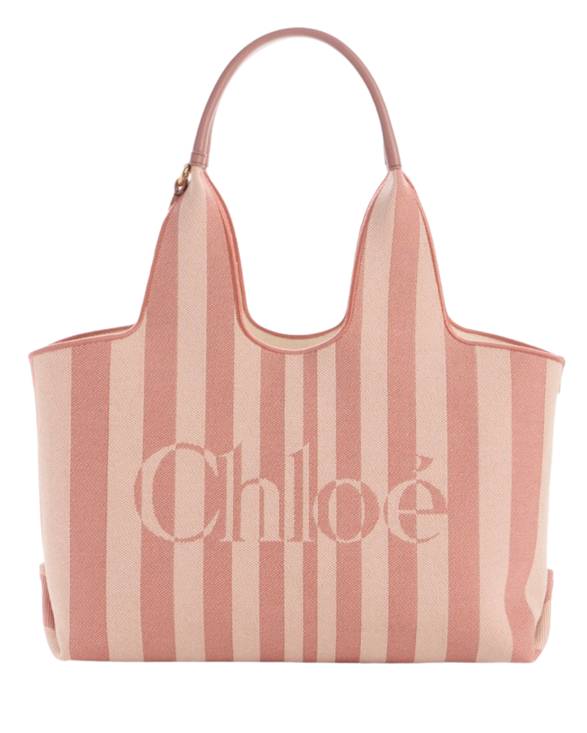 chloe striped tote