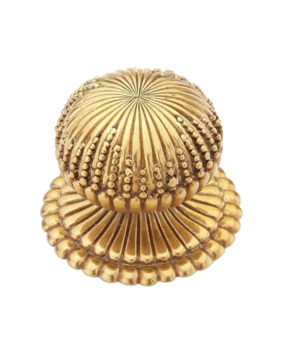 Beaded Ball Solid Brass Luxury Globe Hand Crafted Cabinet Knob