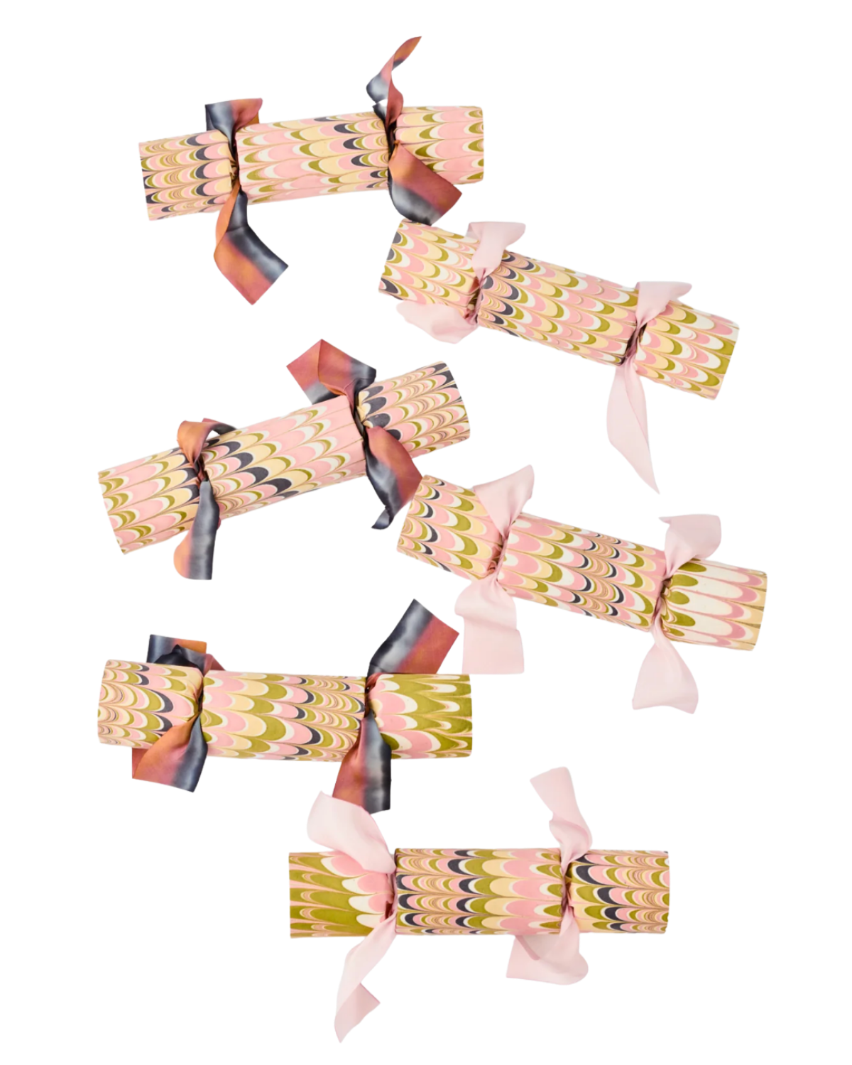 SET OF 6 PRINCESS MARBLED PARTY CRACKERS