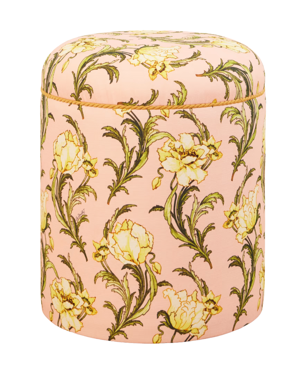 LA DOUBLEJ | Baba' printed canvas pouf