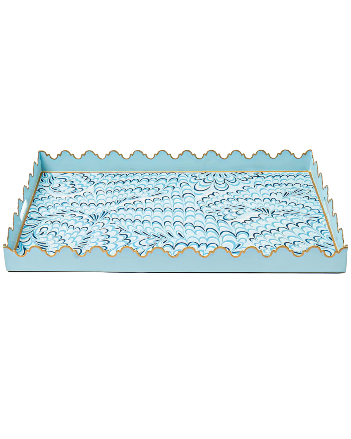 blue marble tray