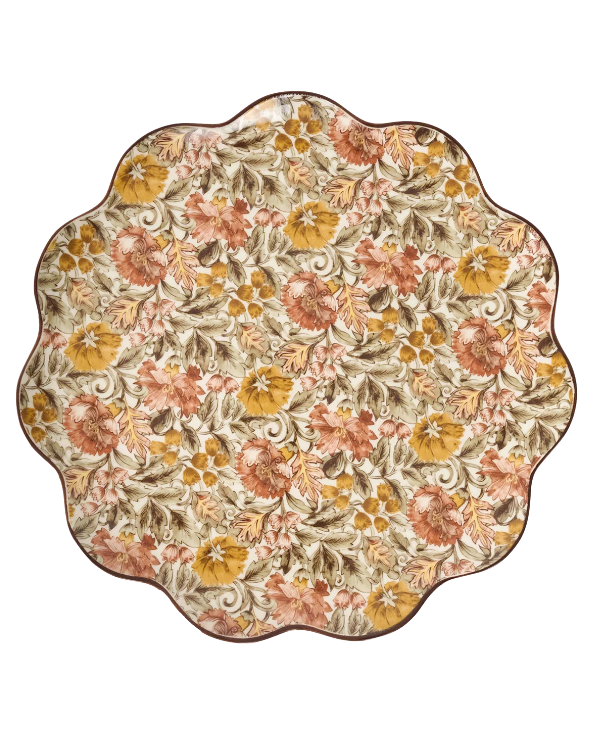 Willa Charger/Platter - Amber