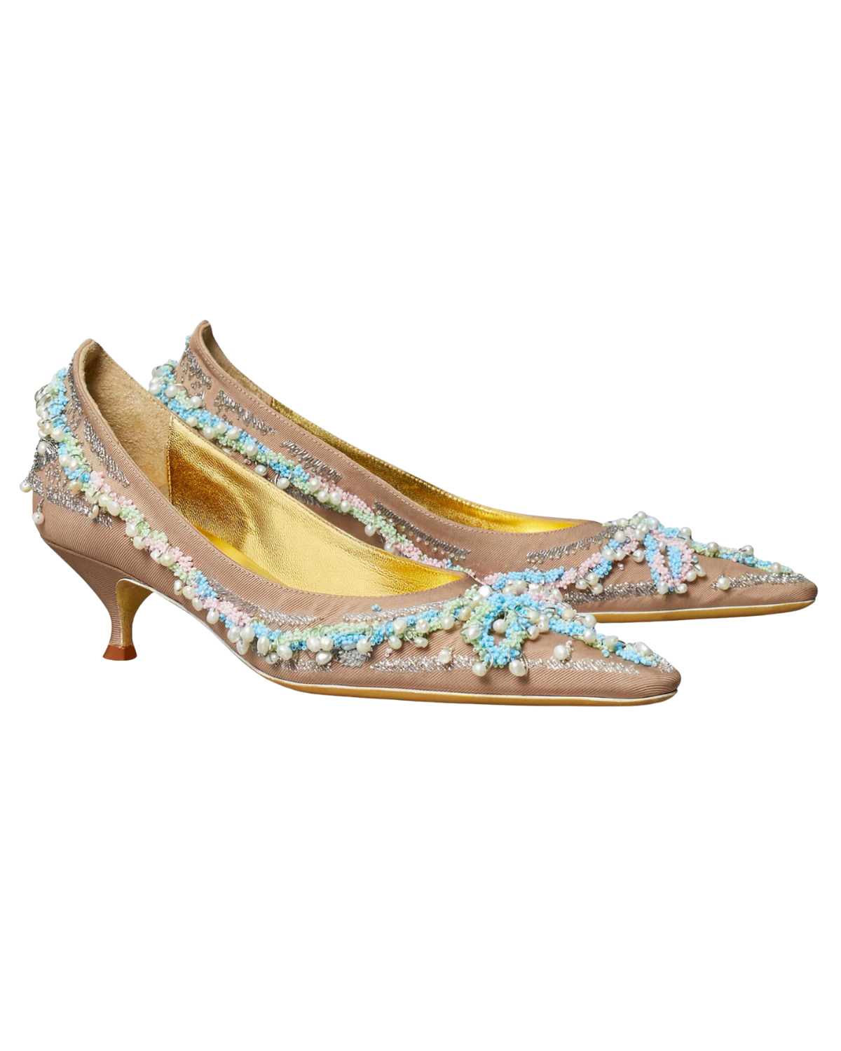 beaded crystal pump