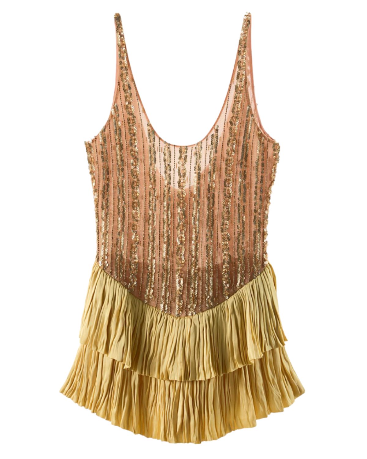 LIMITED EDITION COMBINED BEADED RUFFLE BODYSUIT