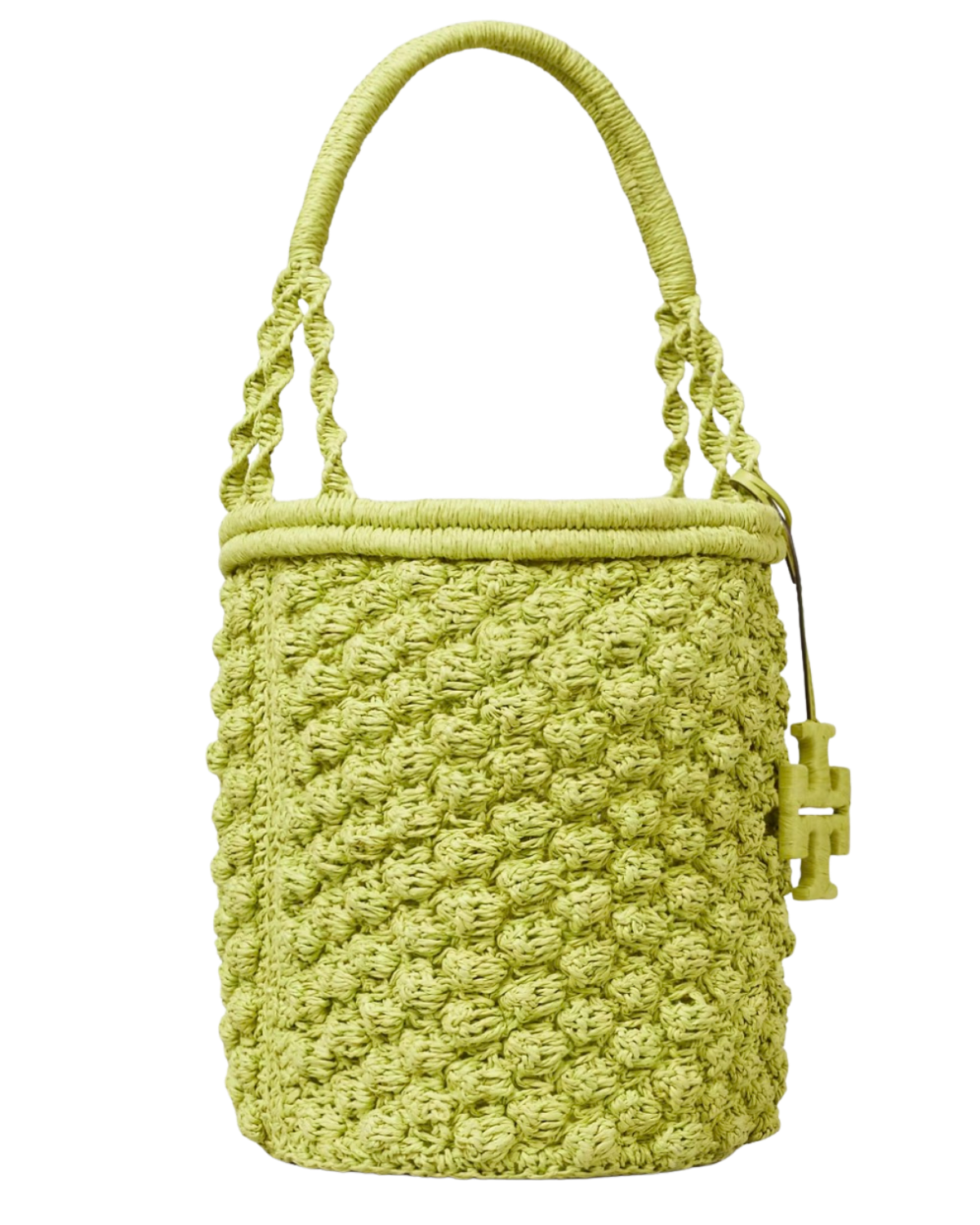 TORY BURCH - Ella Hand-Crocheted Popcorn Bucket Bag