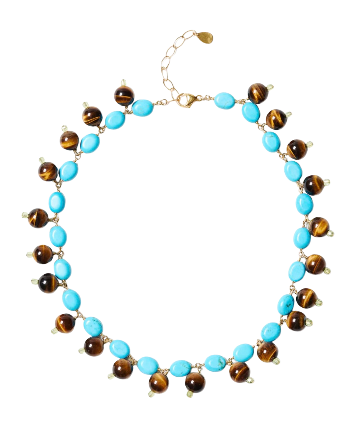 Globe Collar Necklace Turquoise