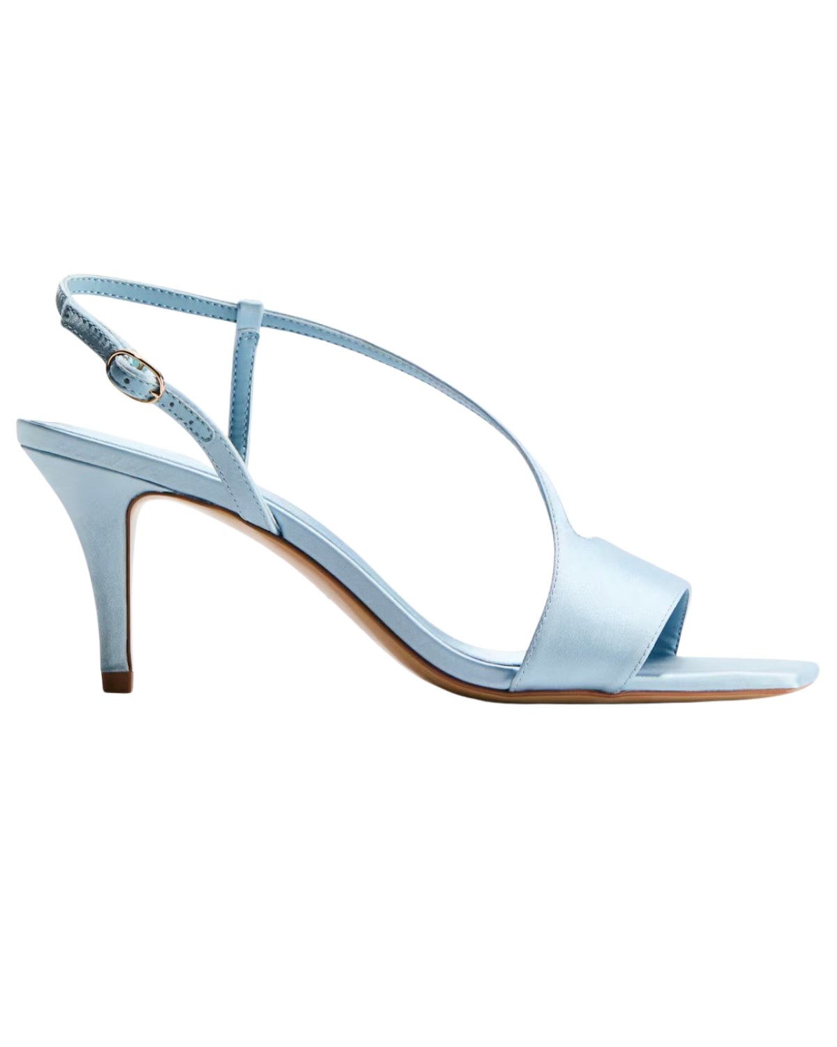 ice blue strappy sandal heels