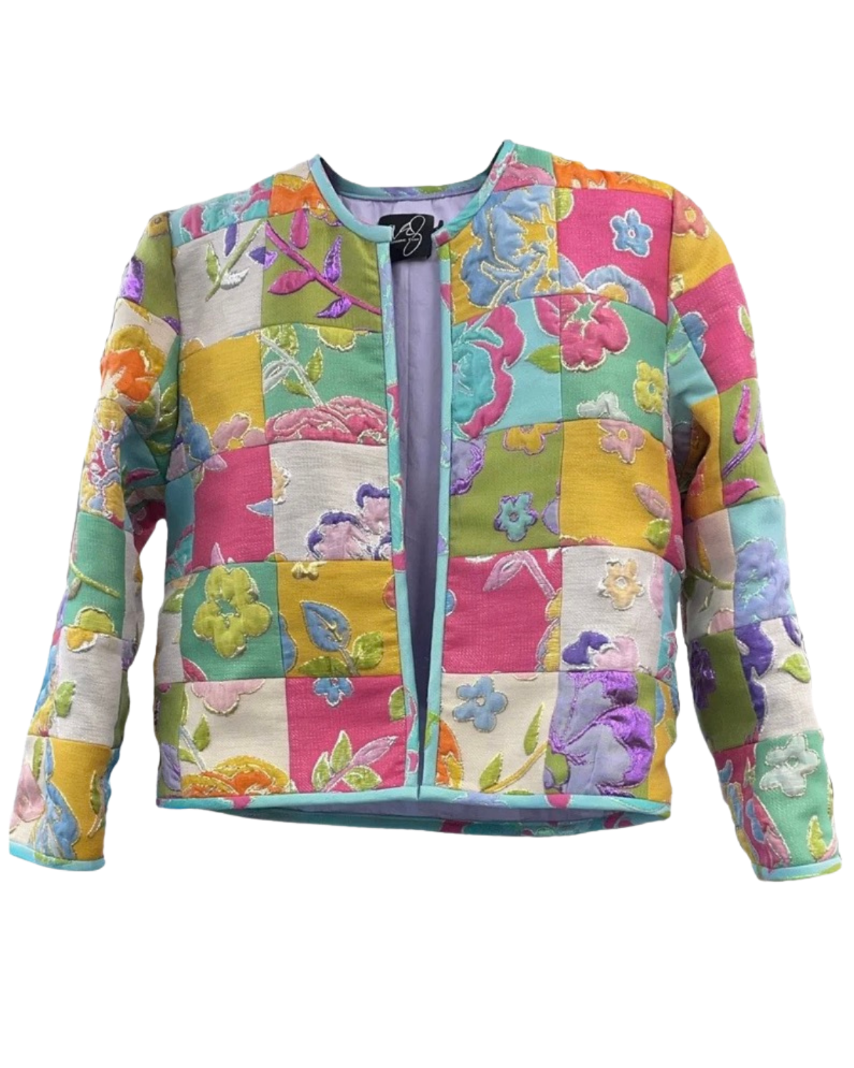 round top patchwork jacket