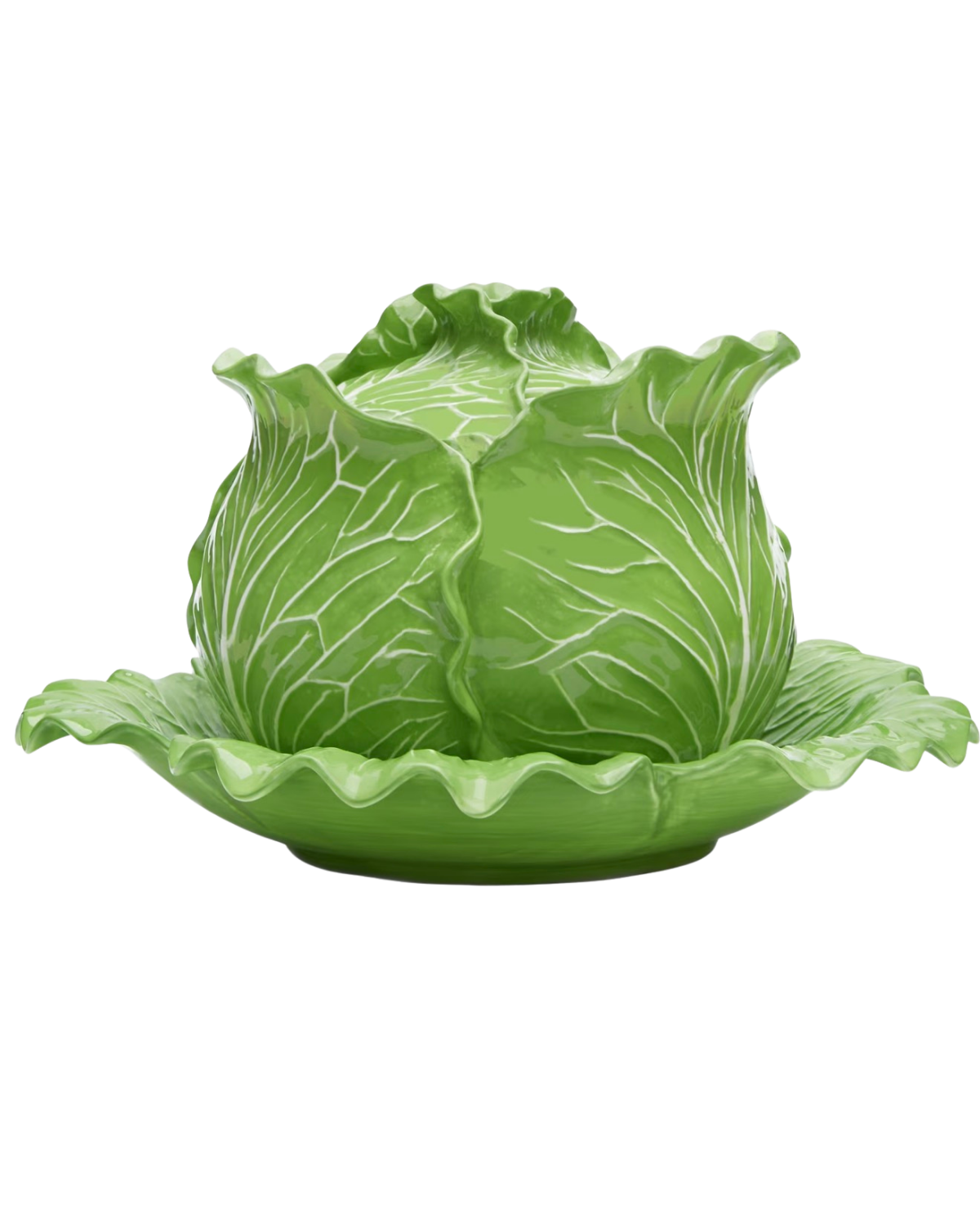 tory burch lettuce ware green tureen