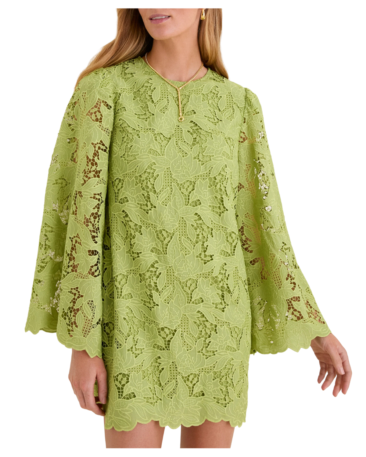HYACINTH HOUSE - Olive Lace Livvy Mini Dress