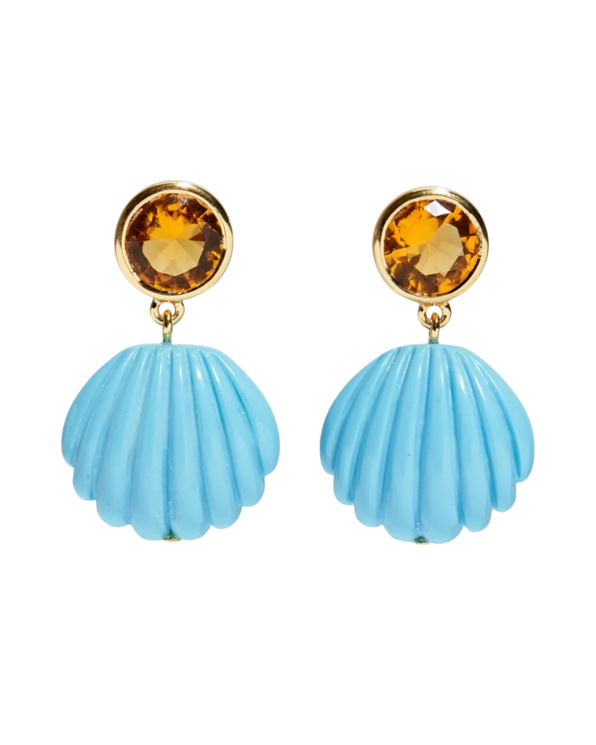 kai earrings in pool blue