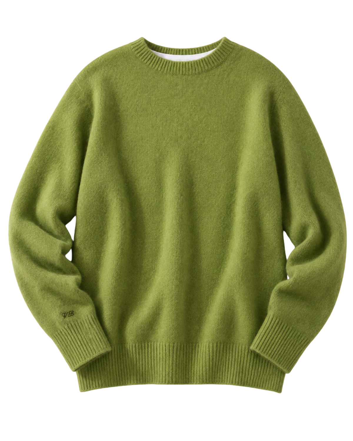 Peridot Cashmere Boyfriend Bodie Crewneck