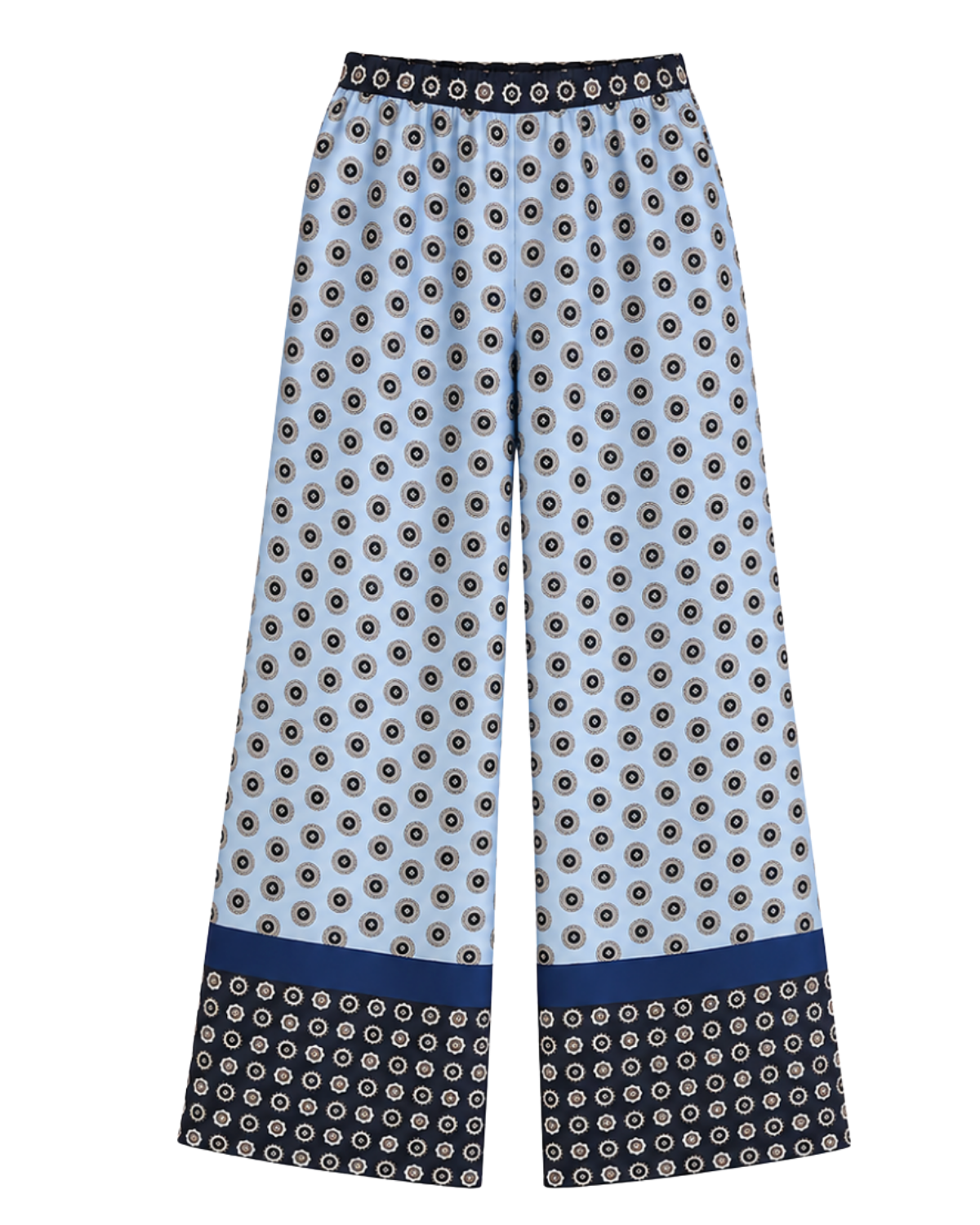 Geo Print Easy Palazzo Pant