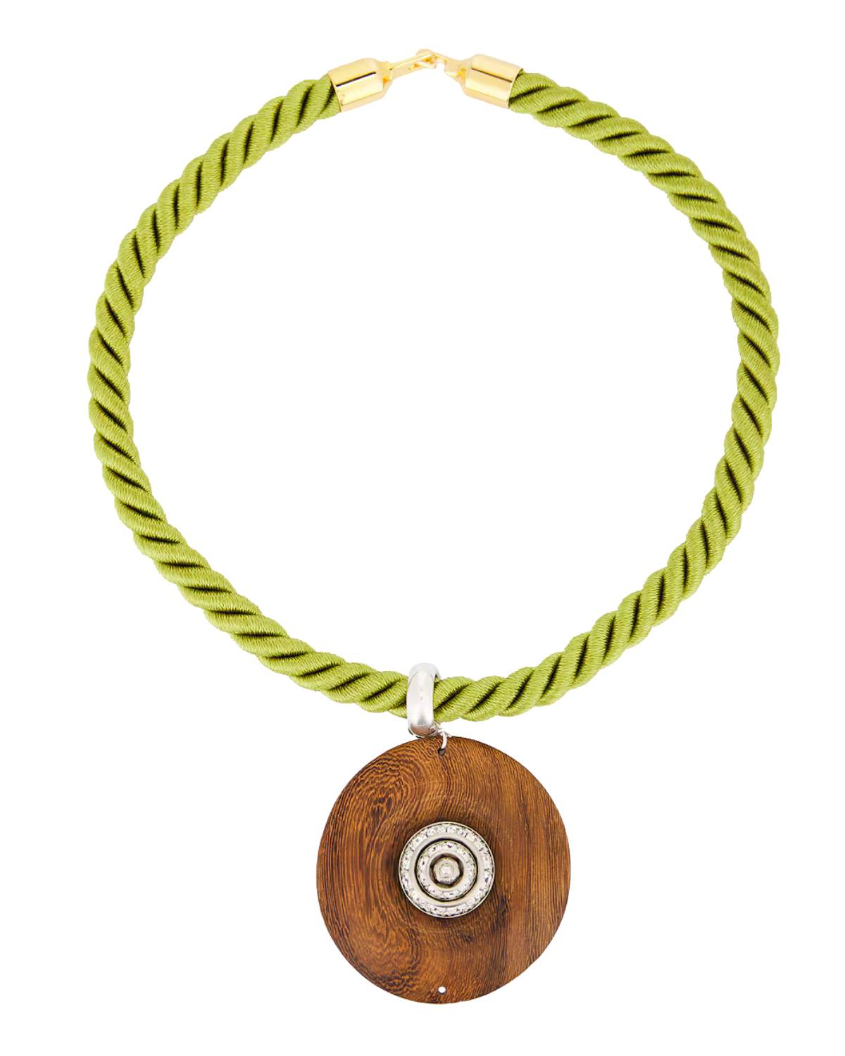 Braided Rope Pendant Necklace