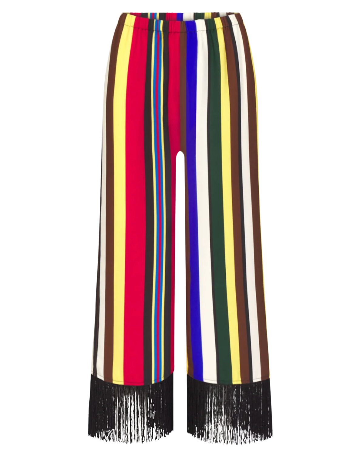 nella crepe fringe pant