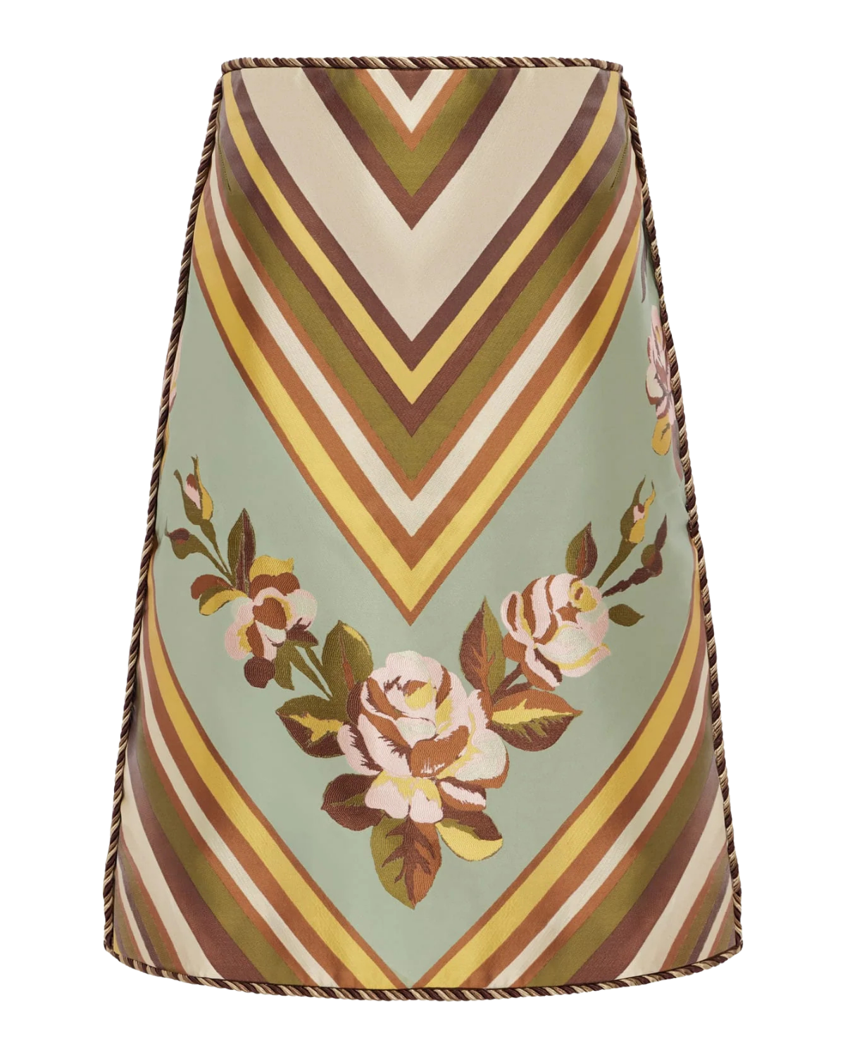LA ROSA JACQUARD SKIRT