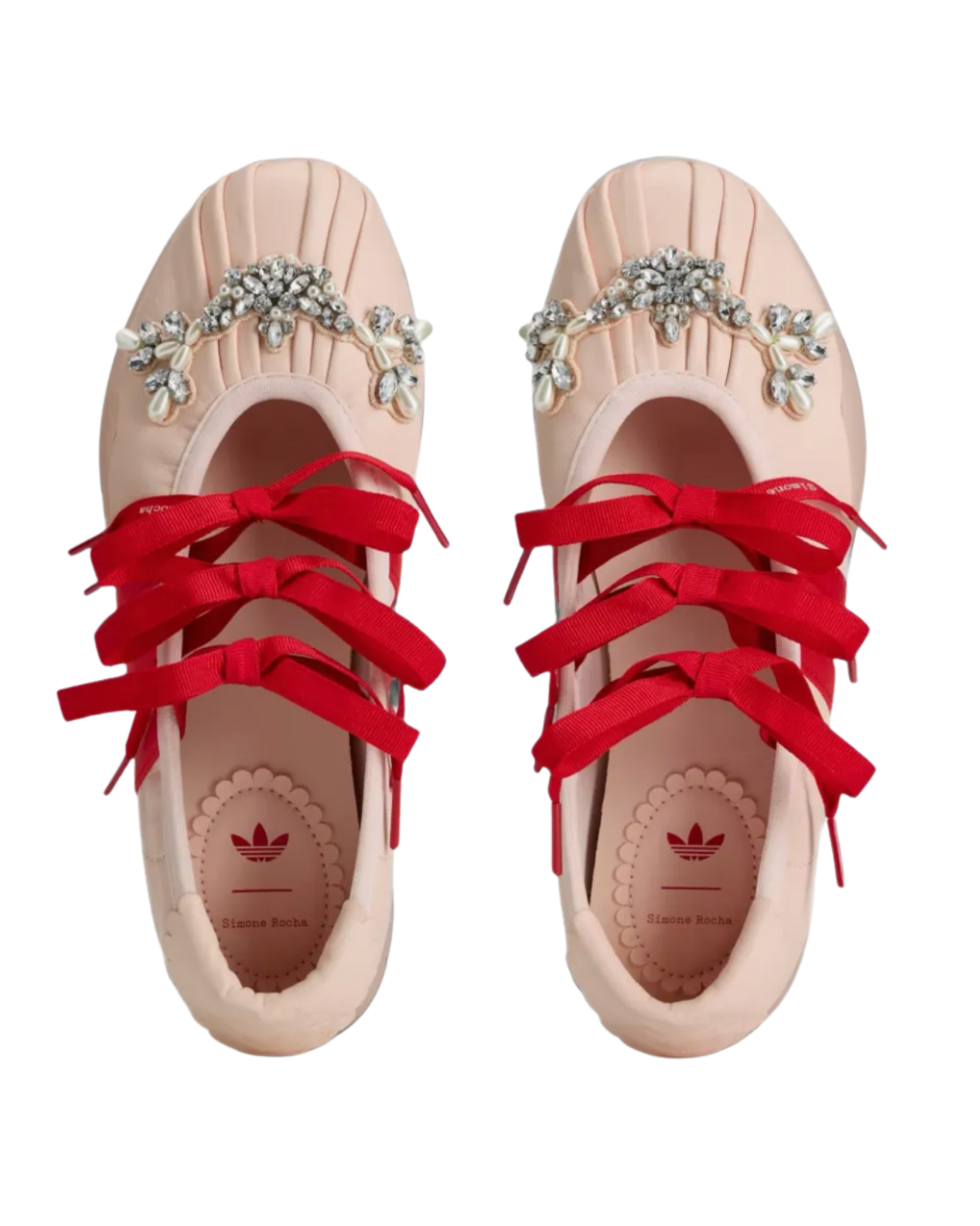 adidas x Simone Rocha Taekwondo crystal-embellished ballet flats